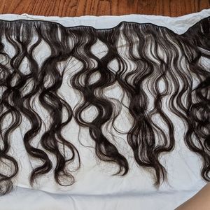Virgin/ indian hair weft 16"
